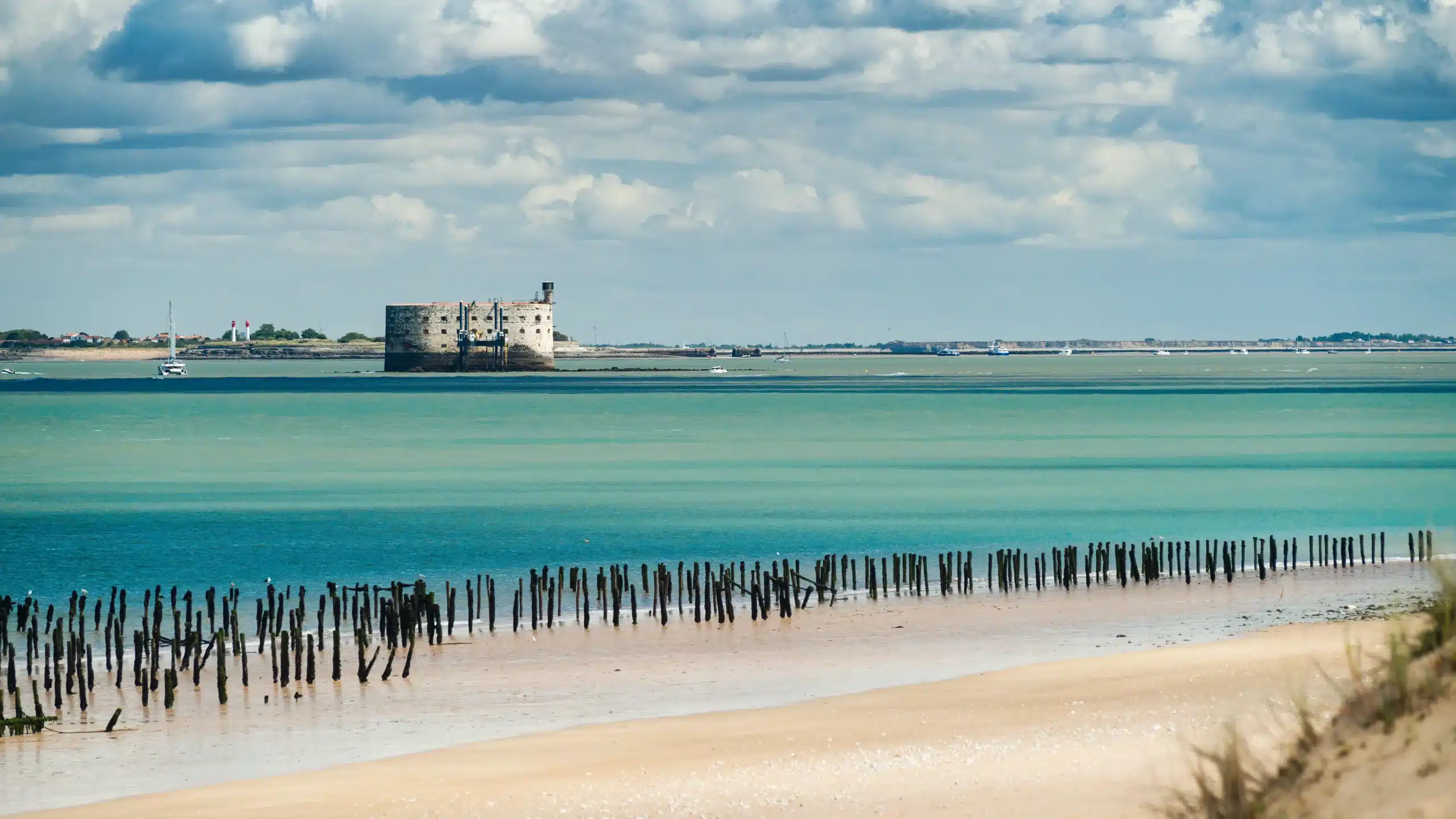 Vue du Fort Boyard en Charente-Maritime