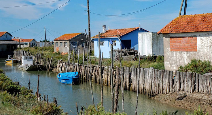 Maisons de pêcheur sur l'Ile d'Oléron