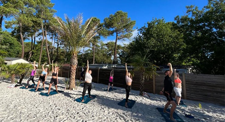 Yoga au lagon La Clairière